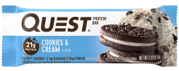 Батончик Quest Nutrition Quest Protein Bar Cookies Cream (печенье с кремом), 12 шт, фото 2