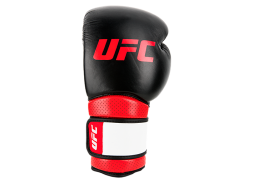 (UFC Перчатки MMA для работы на снарядах чёрные - 16 Oz), фото 1
