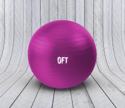 Гимнастический мяч 55 см фуксия, фото 2