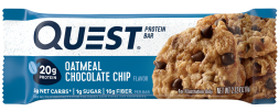 Батончик Quest Nutrition Quest Protein Bar Oatmeal Chocolate Chip (Овсяное печенье с шоколадом), 12 шт, фото 2