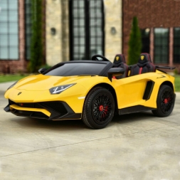 Электромобиль Lamborghini Aventador 24V A8803 желтый, фото 1