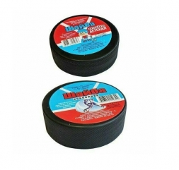 Шайба хоккейная оф.стандарт, арт.MR-XS75, диам. 75 мм, выс. 25 мм, вес 170гр, РОССИЯ, резина, черная, фото 2