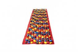 Коврик-дорожка массажный с цветными камнями (150x40 см), фото 2