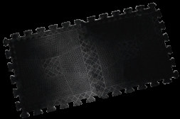 Коврик резиновый Barbell 400 х 400 х 20 мм чёрный, фото 2