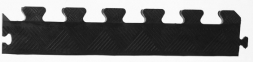 Бордюр резиновый Barbell для коврика 12 мм чёрный, фото 1