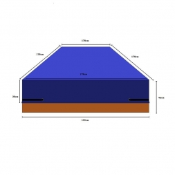 Чехол на песочницу 1,5*1,5 м (EcoTex 400)