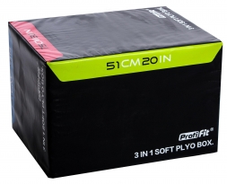 Универсальный SOFT PLYO BOX, PROFI-FIT, 3 в 1, 51-61-75см, фото 1