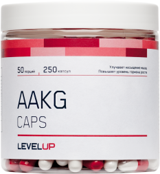 Аргинин альфа-кетоглутарат Level Up AAKG 250 капсул