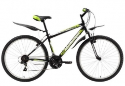 Велосипед Challenger Agent Lux черно-зеленый 18''