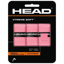 Овергрип Head Xtreme Soft, 0,5 мм., 3 шт, розовый