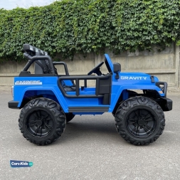 Электромобиль Jeep Wrangler S606 4WD синий, фото 2