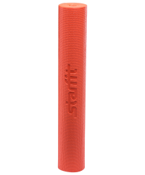Коврик для йоги FM-101, PVC, 173x61x0,4 см, оранжевый, фото 2