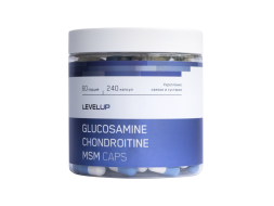 Добавка Level Up Chondroitine+Glucosamine+MSM 240 капсул