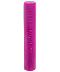 Коврик для йоги FM-101, PVC, 173x61x0,5 см, розовый, фото 2