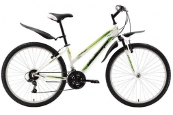 Велосипед Challenger Alpina Lux бело-зеленый 16&quot;