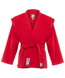 Куртка для самбо JS-302, красная, р.6/190, фото 1