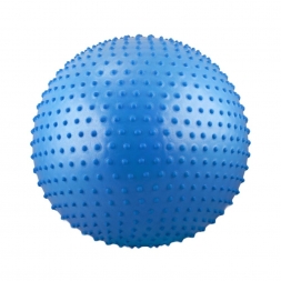 Мяч гимнастический массажный GB-301 (55 см, синий, антивзрыв), фото 1