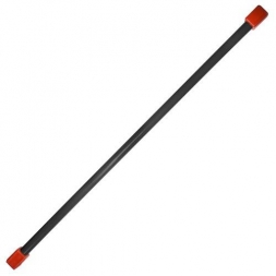 Палка гимнастическая (бодибар), арт.MR-B08, вес 8кг, дл. 123 см,  стальная труба, черный