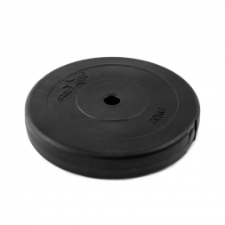 Диск пластиковый BB-203 10 кг, d=26 мм, черный