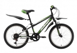 Велосипед Challenger Cosmic черно-зеленый