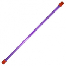 Палка гимнастическая (бодибар), арт.MR-B06, вес 6кг, дл. 120 см,  стальная труба, фиолетовый