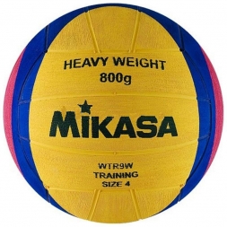 Мяч для водного поло тренировочный &quot;MIKASA&quot; резина, размер женский (длина окр. 65-67 см)