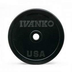Бампированный обрезиненный диск IVANKO OBP-10KG (10 кг)