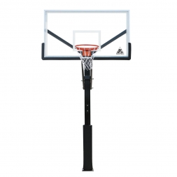 Баскетбольная стационарная стойка DFC ING72GU 180x105см стекло 10мм (пять коробов), фото 2