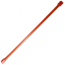 Палка гимнастическая (бодибар), арт.MR-B04, вес 4кг,  дл. 120 см,  стальная труба, красный