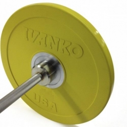 Бампированный обрезиненный диск IVANKO OBP-15KG (15 кг)