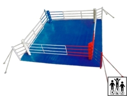 Ринг боксёрский на растяжках 7х7м (боевая зона 6х6м, монтажная площадка 10х10м) DNN
