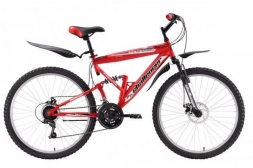Велосипед Challenger Desperado Lux красно-черный 18''