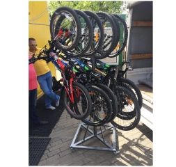Система для хранения велосипедов на 6 мест мобильная, фото 2