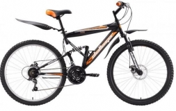 Велосипед Challenger Desperado Lux черно-оранжевый 16''