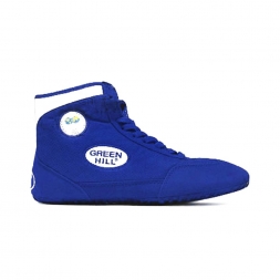 Обувь для борьбы синий/белый GWB-3052, фото 1