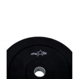 Диск обрезиненный BB-202 15 кг, d=26 мм, черный, фото 2