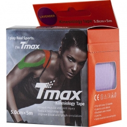 Тейп кинезиологический Tmax Extra Sticky Lavender (5 см x 5 м), арт. 423198, фиолетовый, фото 2