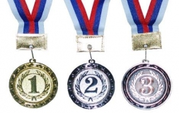 Медаль d-40мм 2 место (серебро)