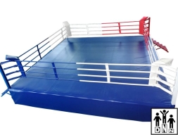 Ринг боксерский на помосте разборный (помост 5х5 м, высота 0,5 м, боевая зона 4х4 м) DNN