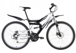 Велосипед Challenger Desperado черно-белый 18''