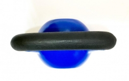 Гиря 8 кг обрезиненная синяя, фото 2