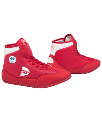 Обувь для борьбы GWB-3052/GWB-3055, красная/белая, фото 1
