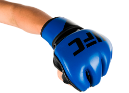 (UFC Перчатки MMA для грэпплинга 5 унций синие S/M), фото 1