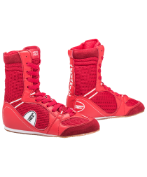 Обувь для бокса PS005 высокая, красная, фото 1