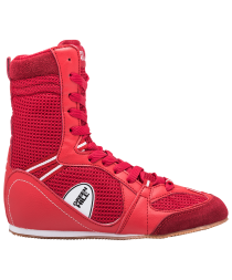 Обувь для бокса PS005 высокая, красная, фото 2