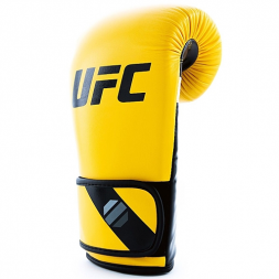 (UFC Перчатки тренировочные для спарринга желтые - 8 Oz), фото 2