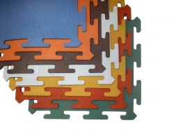 Резиновые плиты Rubblex Puzzle Standart, фото 1