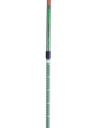 Палки для скандинавской ходьбы Longway, 77-135 см, 2-секционные, тёмно-зеленый/оранжевый, фото 2