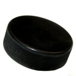 Шайба хоккейная &quot;VEGUM Junior&quot;, арт. 270 3640, диам. 60 мм, выс. 20 мм, вес 85-90гр, резина, черная