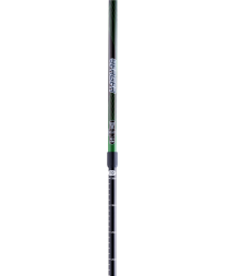 Палки для скандинавской ходьбы Rainbow, 77-135 см, 2-секционные, чёрный/ярко-зелёный, фото 2